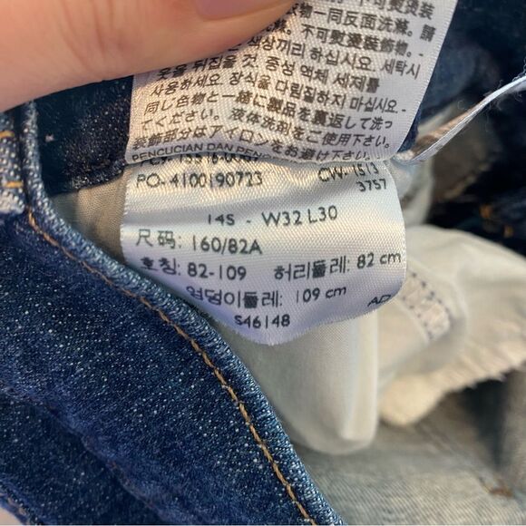 Levi’s 515 Bootcut Jeans Dark Wash Denim Size 14S - Picture 11 of 13